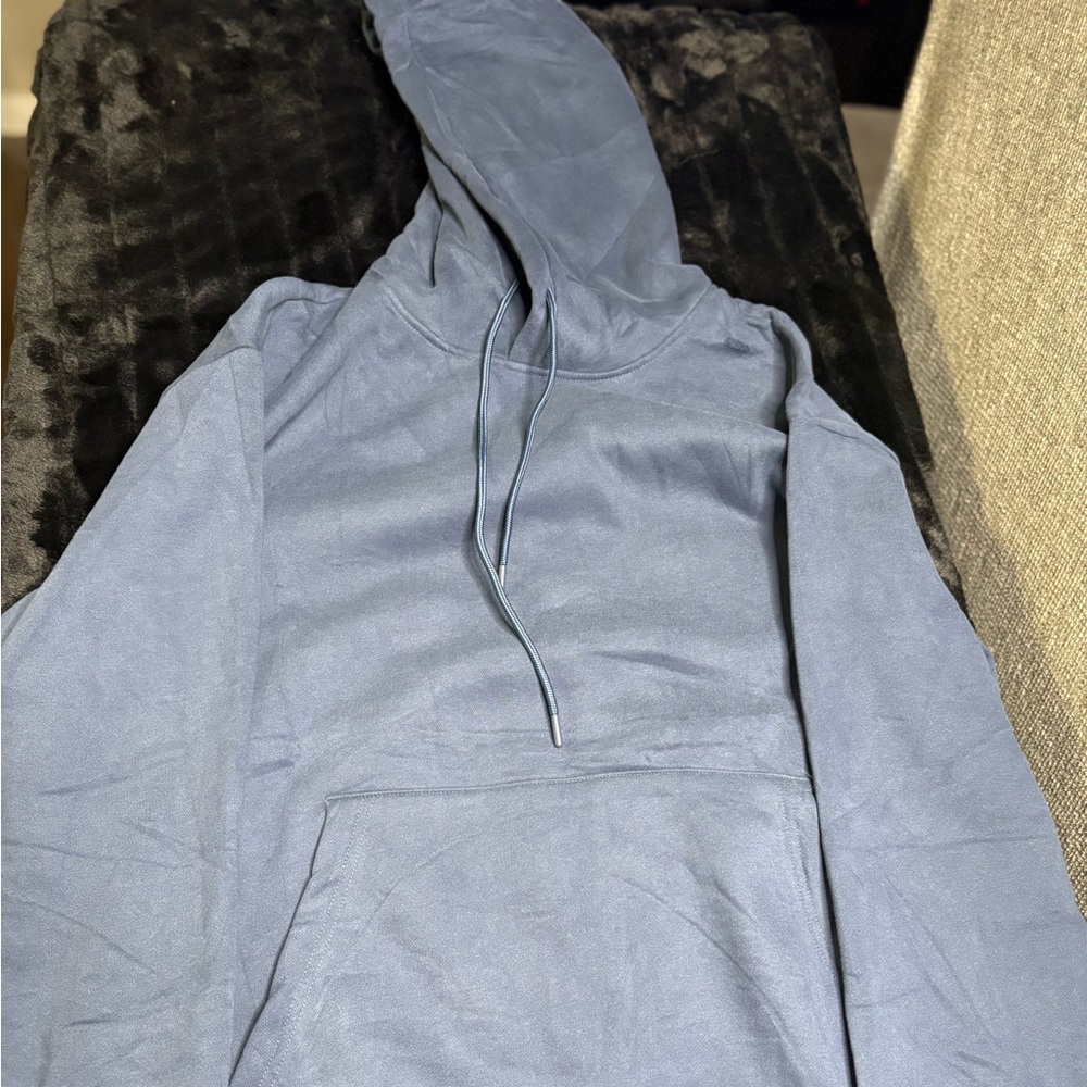Jmierr Mens Hoodie Blue Large